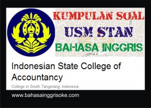 Kumpulan Soal USM STAN Bahasa Inggris