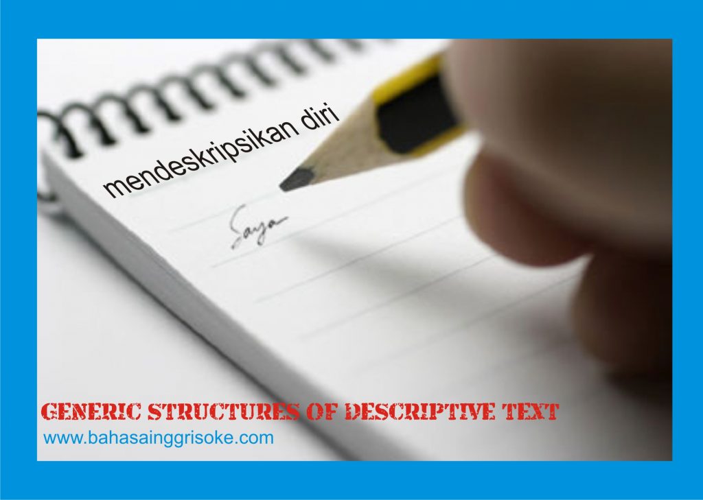 GENERIC STRUCTURE OF DESCRIPTIVE PARAGRAPH