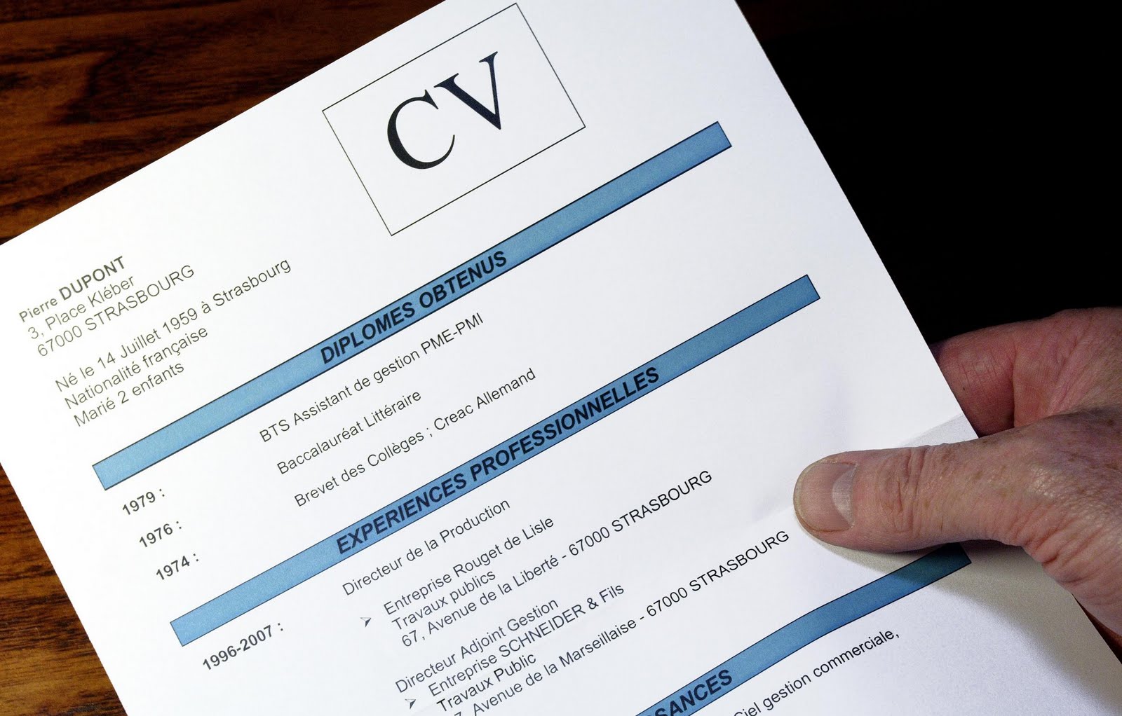 Format Serta Contoh Curriuclum Vitae Yang Baik Dan Benar