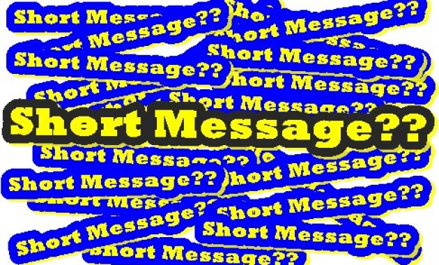 Pengertian dan Contoh Short Message Lengkap Terjemahannya