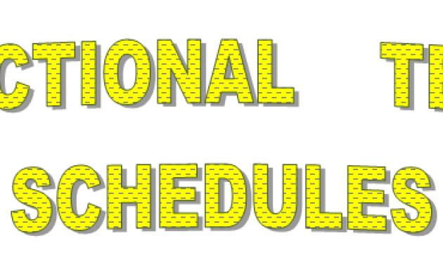 Functional Text-Schedules