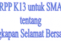 RPP Bahasa Inggris Kurikulum 2013 Kelas X SMA tentang Selamat Bersayap