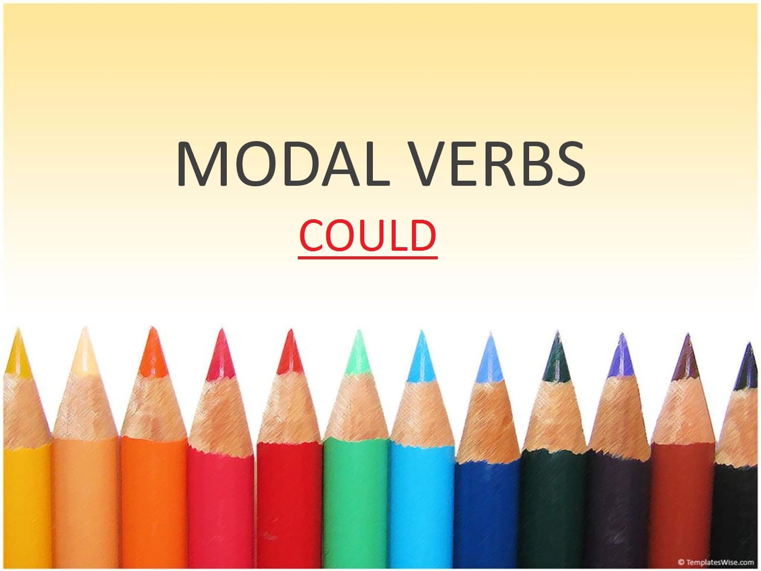 modal verb could