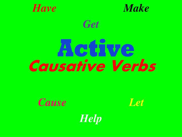 Active causative – BukuInggris.Co.Id